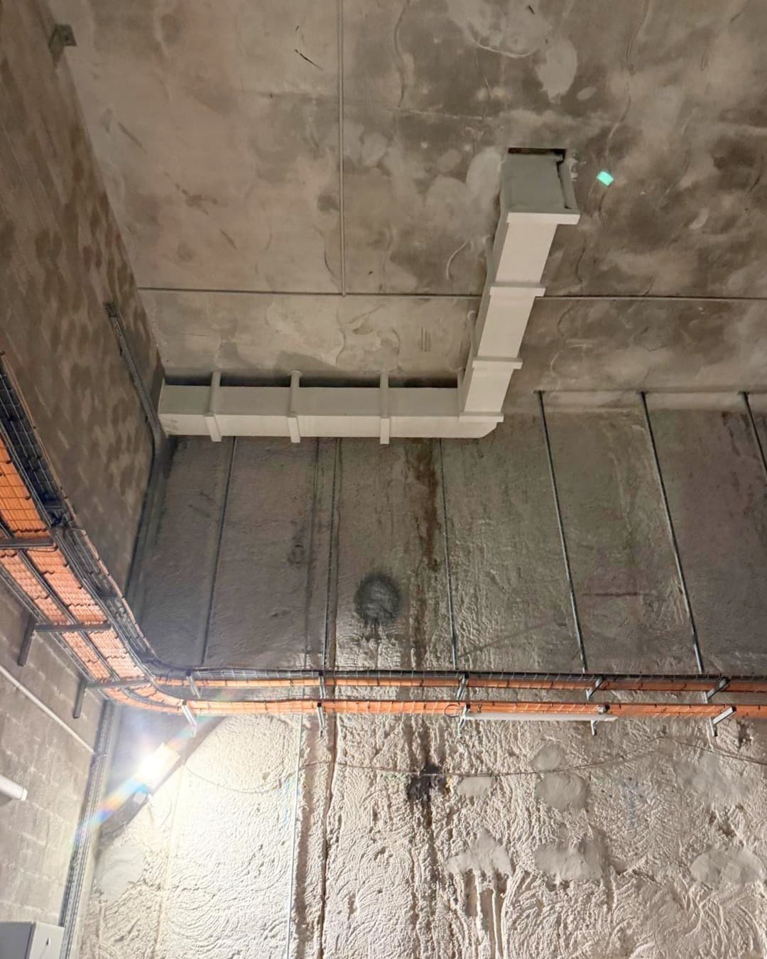 Protection incendie de conduits techniques - Gare Pleyel